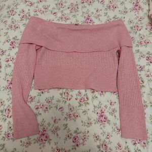 Wild Fable Blush Off-Shoulder Sweater